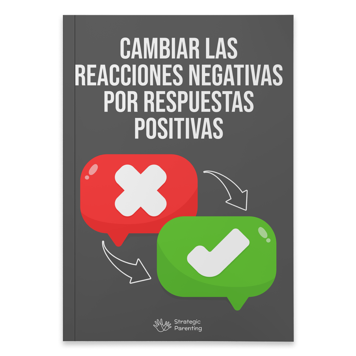 cambiar las reacciones negativas por respuestas positivas mockup